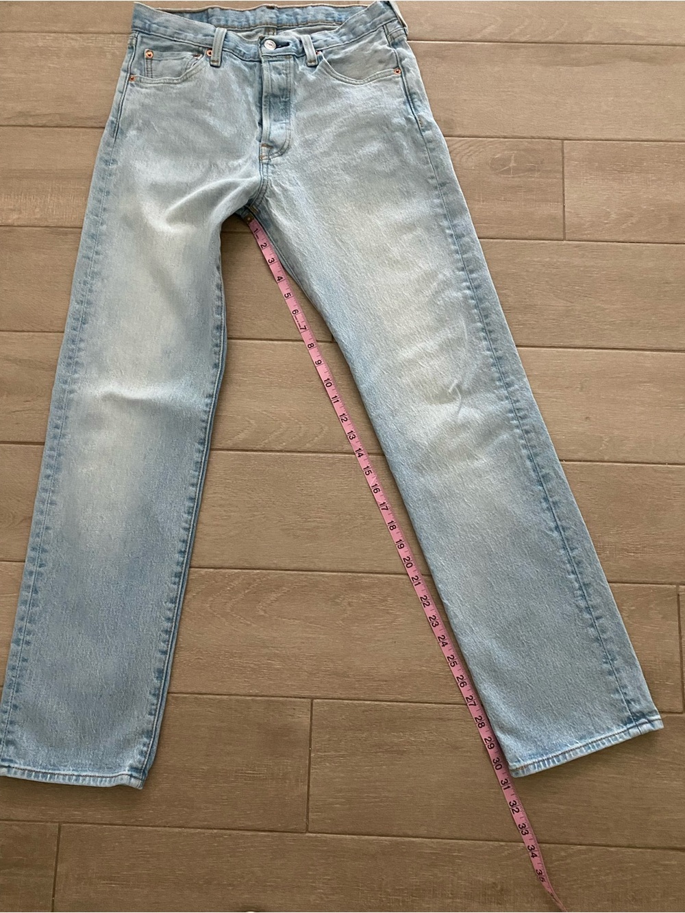 Levi's Light Blue Straight-Leg Jeans